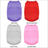 NEW-Doggie Design 100% Plain Cotton Dog Tanks - Designer Dog