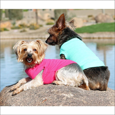 NEW-Doggie Design 100% Plain Cotton Dog Tanks - Designer Dog