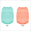 NEW-Doggie Design 100% Plain Cotton Dog Tanks - Designer Dog