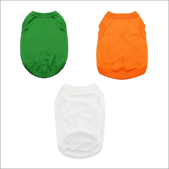 NEW-Doggie Design 100% Plain Cotton Dog Tanks - Designer Dog