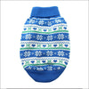 NEW-Doggie Design 100% Pure Combed Cotton Dog Sweater BLUE 