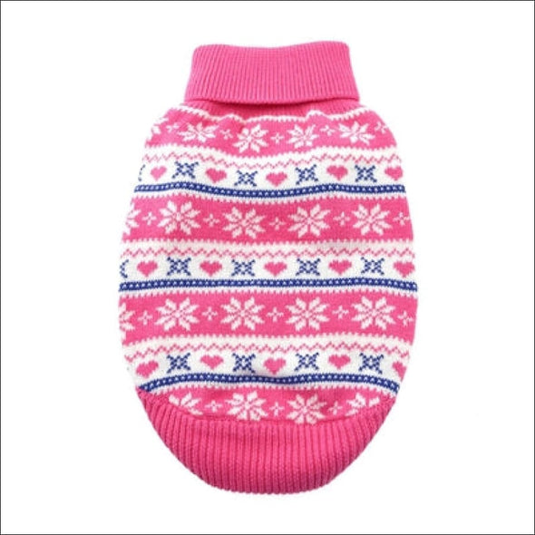 NEW-Doggie Design 100% Pure Combed Cotton Dog Sweater PINK 