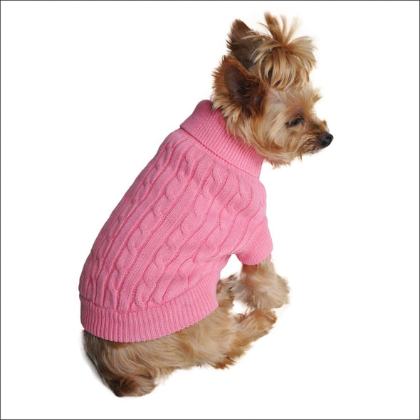 NEW-Doggie Design 100% Pure Combed Cotton Dog Sweater SOLID 