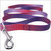 NEW-Doggie Design American River Ombre Dog Leash - Raspberry