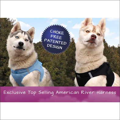 NEW-Doggie Design American River Ultra Choke Free Soft Mesh 