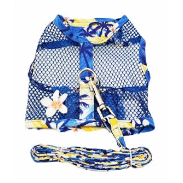NEW-Doggie Design Cool Mesh Dog Harness with Leash - 