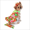 NEW-Doggie Design Hawaiian Red Hibiscus Designer Dog Dress -
