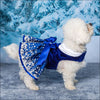 NEW- Doggie Design Holiday Dog Harness Dress - Snowflakes - 