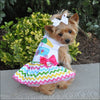 NEW-Doggie Design Ice Cream Cart Dog Dress w/ Leash & D-Ring