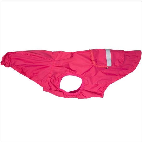 NEW-Doggie Design Packable Raincoat - Pink - Designer Rain 