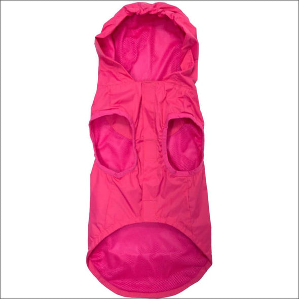 NEW-Doggie Design Packable Raincoat - Pink - Designer Rain 