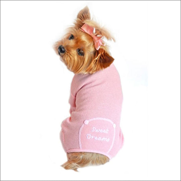 NEW-Doggie Design Pajamas Sweet Dreams Embroidered - 