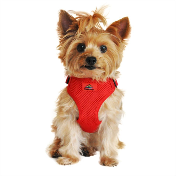 NEW-Doggie Design Solid Color Mesh Wrap and Snap Choke Free 