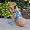 NEW-Doggie Design Surfboard Blue and Green Cool Mesh Harness