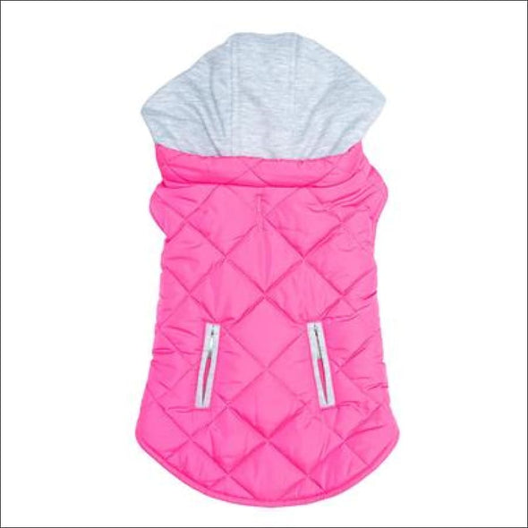 NEW-Doggie Design Weekender Dog Sweatshirt Hoodie - Pink - 