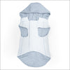 NEW-Doggie Design Weekender Dog Sweatshirt Hoodie - White - 