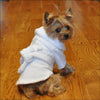 NEW-Doggie Design White Gold Crown Bathrobe 100% Combed 