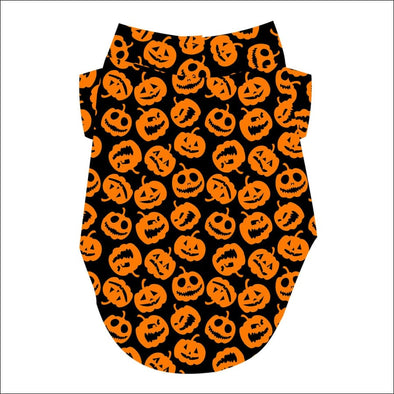 NEW- Holiday Camp Dog Shirts Halloween Jack-O-Lanterns - 