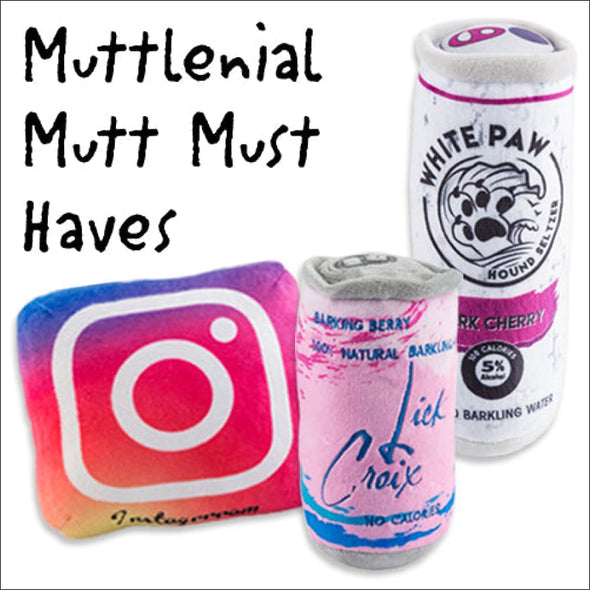 NEW-Muttlenial Must Haves! (3-Pack) By Haute Diggity Dog - 