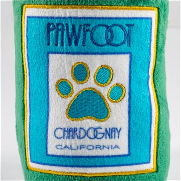 NEW- Pawfoot Wine By Haute Diggity Dog - Designer Dog Toy