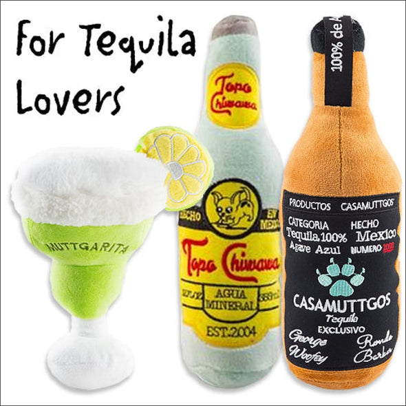 NEW- Tequila Lover By Haute Diggity Dog - designer dog toy 