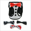 NEW-Tuxedo American River Harness w/ 4 Interchanging Bows - 