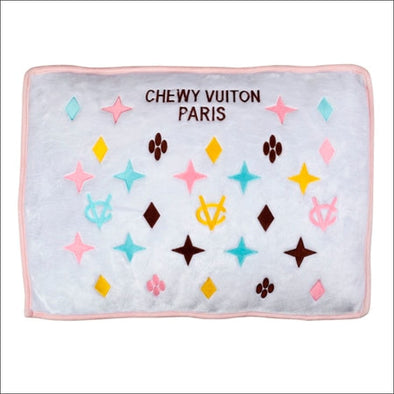 NEW-White Chewy Vuiton Bed By Haute Diggity Dog - Designer 