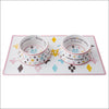 NEW-White Chewy Vuiton Placemat from Haute Diggity Dog - Pet