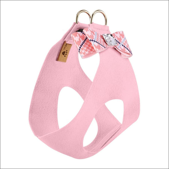 Peaches N’ Cream Glen Houndstooth Big Bow Step In