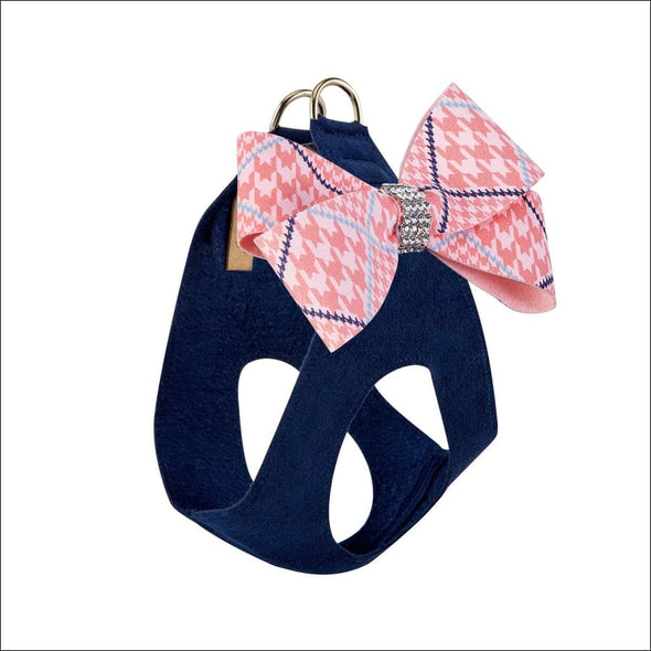 Peaches N’ Cream Glen Houndstooth Nouveau Bow Step In