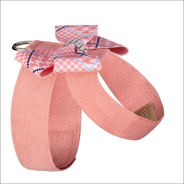 Peaches N’ Cream Glen Houndstooth Nouveau Bow Tinkie Harness