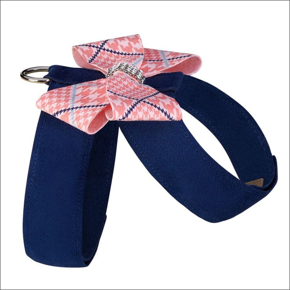 Peaches N’ Cream Glen Houndstooth Nouveau Bow Tinkie Harness