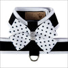 Polka Dot Nouveau Bow Tinkie Harness with Trim