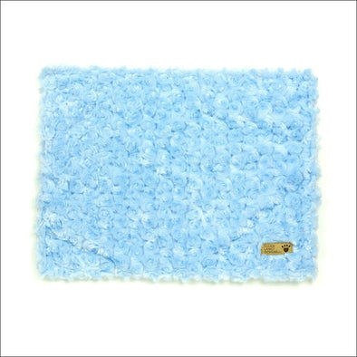Puppy Blue Curly Sue Blanket - Blankets