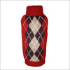 Red Argyle Dog Sweater*