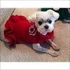Red Sweater Dog Dress*
