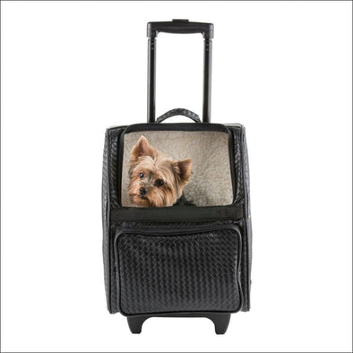 Rio Bag On Wheels - Black Woven - Carriers & Strollers