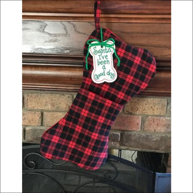 Santa I’ve Been a Good Dog Stockings (we also have 2 other 