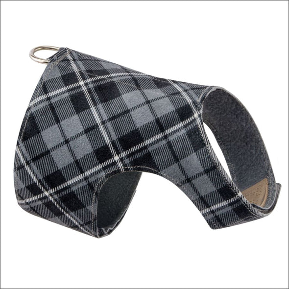 Scotty Bailey Harness Charcoal Plaid - 8-10 XXS / Plaid