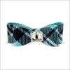 Scotty Single Big Bow Hair Bow - Tiff Plaid / Teacup