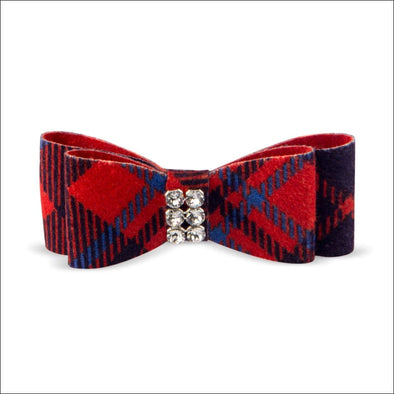 Scotty Single Giltmore Hair Bow - Chestnut Plaid / Teenie 
