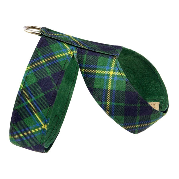 Scotty Tinkie Harness Plain Plaid - 6-8 Teacup / Forest 