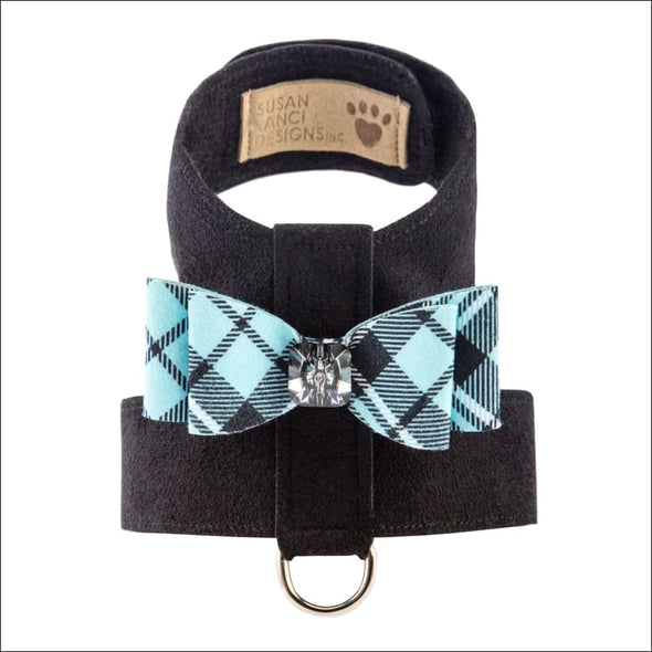 Scotty Tinkie Harness Tiffi Plaid - 6-8 Teacup / Big Bow