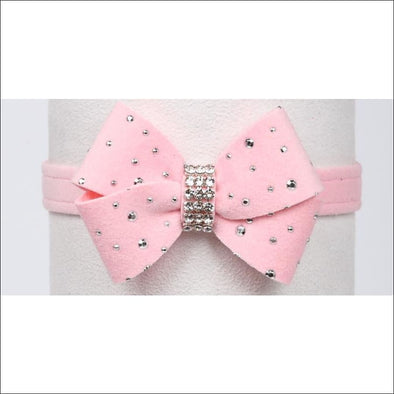 Silver Stardust Nouveau Bow Collar - Collars