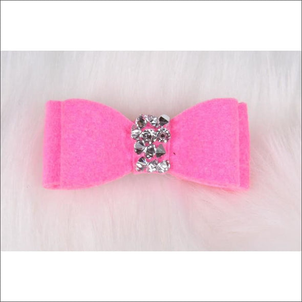 Single Crystal Rocks Hair Bow