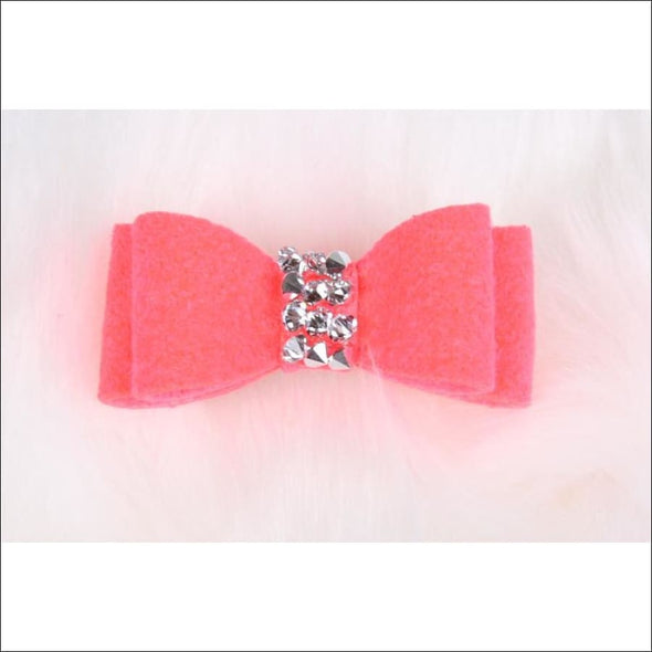 Single Crystal Rocks Hair Bow
