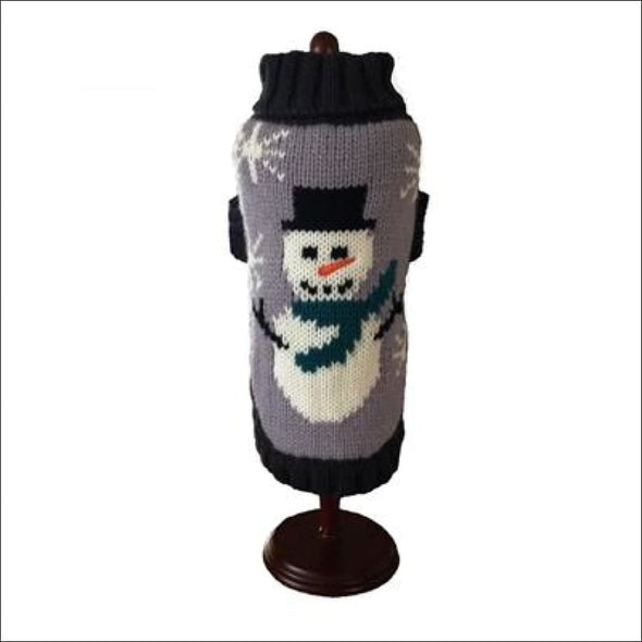 Snowman Dog Sweater (thick soft and warm!)*