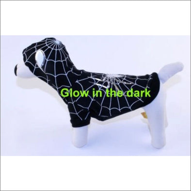 Spider Dog Black (Glow In The Dark) Pet Costume - Pet 