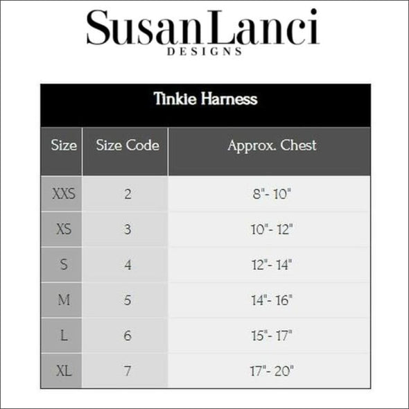 Alexandra Flower tinkie Harness - Pet Collars & Harnesses