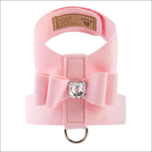 Big Bow Tinkie Harness - Pet Collars & Harnesses,Susan Lanci Big Bow Harnesses,big bow,Dog Harness,Small Dog Harness,susan lanci,susan lanci designs,teacup dog harness,dog safety harness,puppy harness,suede harness,fabric harness,velvet harness,susan lanci harness,small dog harness,